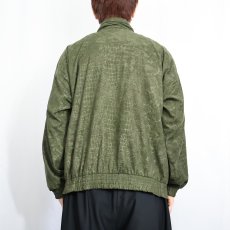 画像3: KAKTUS クロコダイル柄加工 ベロアジャケット L (3)