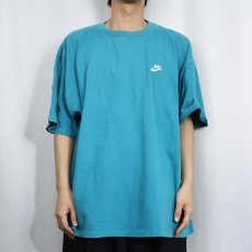 画像2: 90's NIKE 銀タグ USA製 ロゴプリントTシャツ XXL (2)