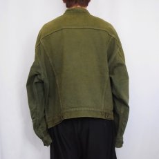画像3: 90's Levi's 70598 USA製 後染め カラーデニムジャケット XL (3)