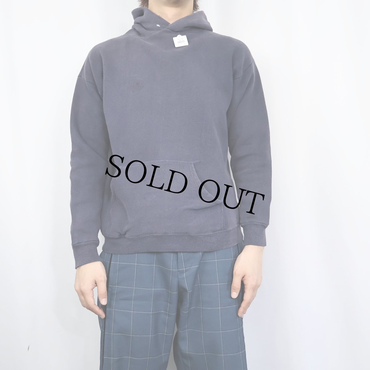 画像2: 60〜70's 無地スウェットフーディー (2)