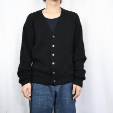 画像2: 60's ARENA アルパカニットカーディガン BLACK L (2)