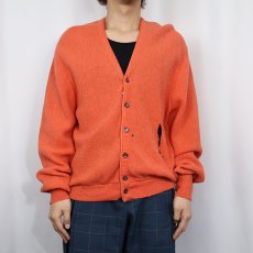 画像2: 60〜70's Arnold Palmer USA製 アルパカ×ウール ニットカーディガン L (2)