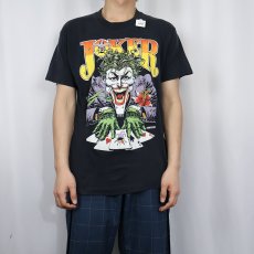 画像2: 80's D.D.COMICS USA製 "JOKER" キャラクタープリントTシャツ BLACK L (2)