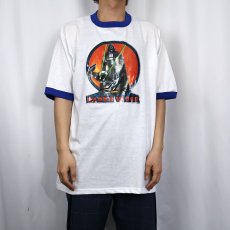 画像2: 90's STAR WARS USA製 "DARTH VADER" キャラクタープリントリンガーTシャツ DEADSTOCK XL (2)