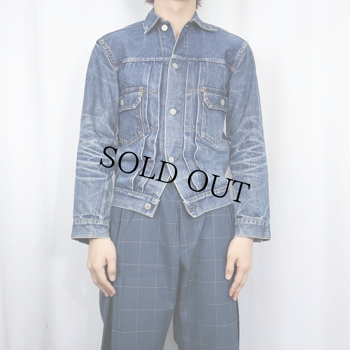 画像2: 50〜60's LEVI'S 507XX "紙パッチ" Denim Jacket 2nd model (2)