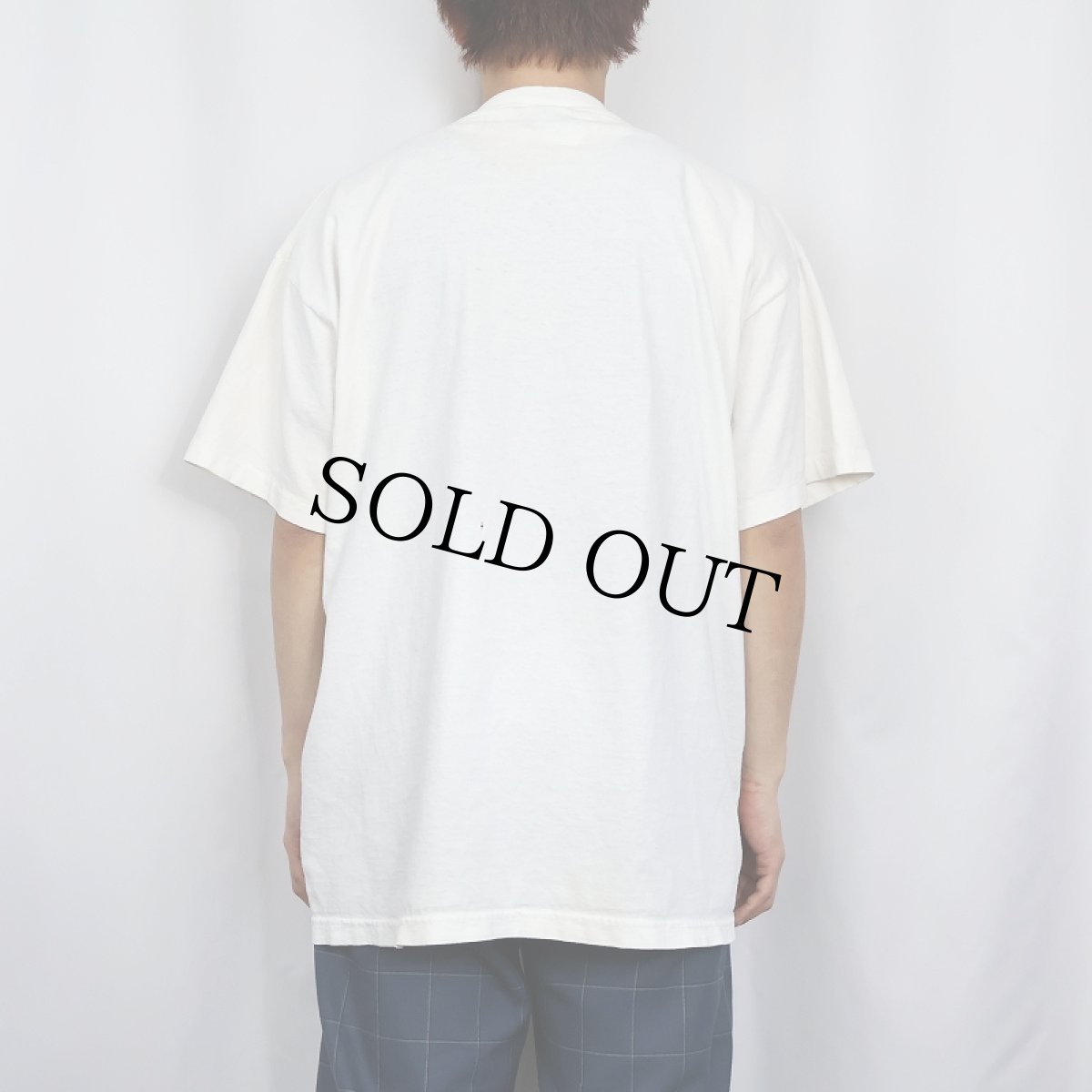 画像3: 90's THE SIMPSONS USA製 "OBSIMPSON" キャラクターパロディプリントTシャツ XL (3)