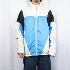 画像2: 90's NIKE 銀タグ 切り替えデザイン ナイロンジャケット XL (2)