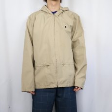 画像2: POLO Ralph Lauren コットンジップパーカー M (2)