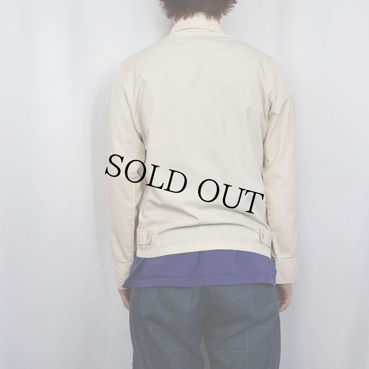 画像3: 70's McGREGOR ポリエステル×コットン ドリズラージャケット SIZE36 (3)