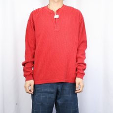 画像2: 90's GAP ヘンリーネック サーマルロンT M (2)
