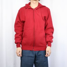 画像2: 90's〜 RUSSELL ATHLETIC USA製 スウェットジップパーカー L (2)