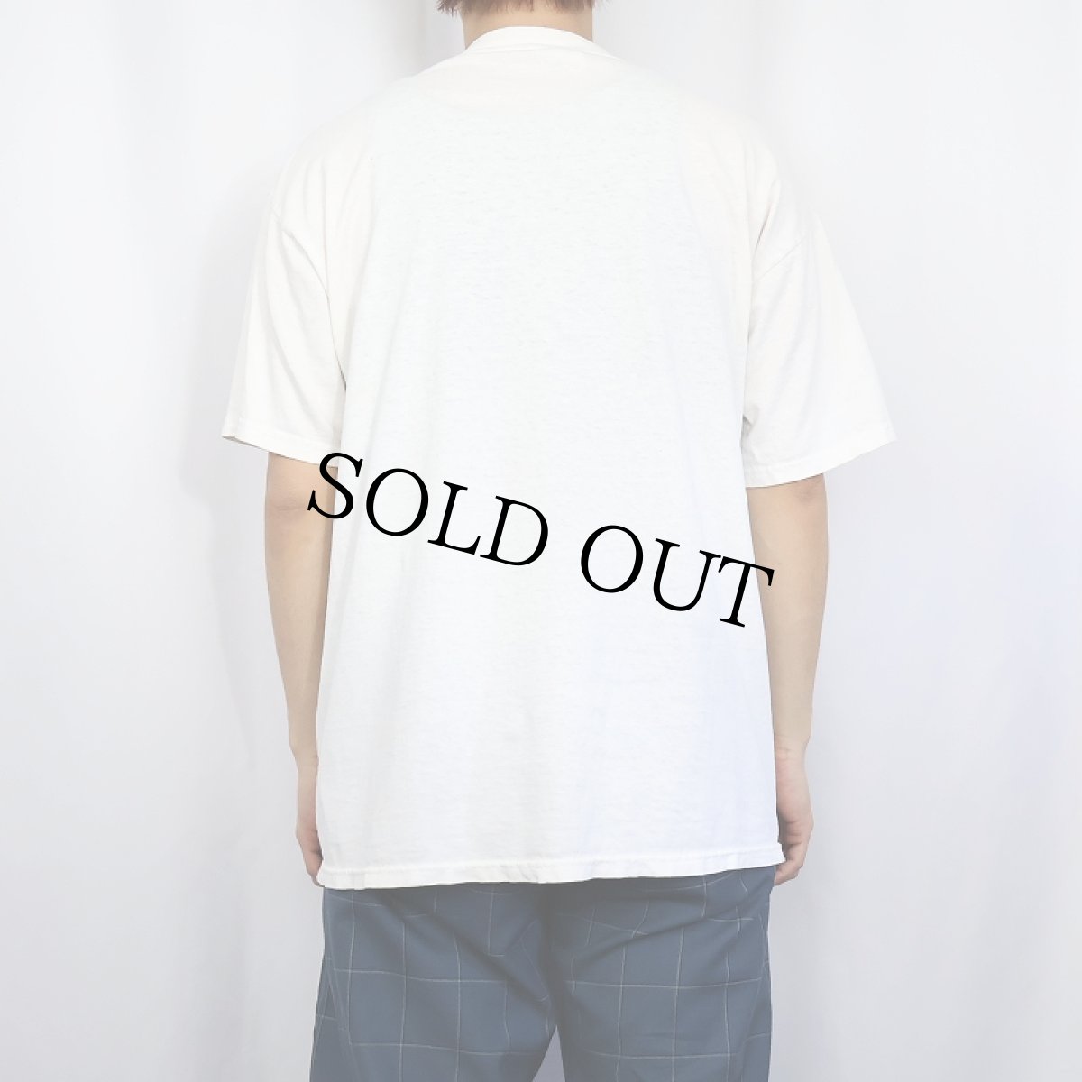 画像3: 90's Budwiser ビールメーカーイラストプリントTシャツ L (3)