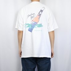画像4: 80's Budwiser "STRNDED..." ビールメーカーイラストプリントTシャツ (4)