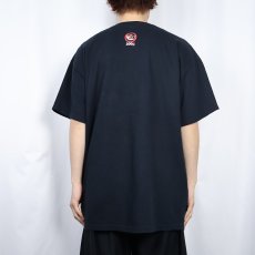 画像3: 2000's "bush again?" 政治風刺 ムンクの叫びパロディプリントTシャツ BLACK XL (3)