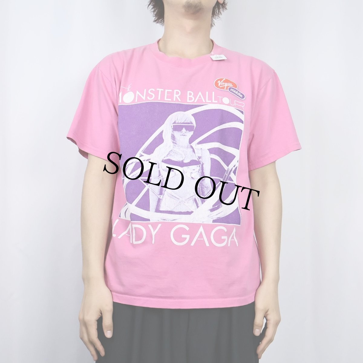 画像3: LADY GAGA "THE MONSTER BALL TOUR" ミュージシャンツアーTシャツ M (3)