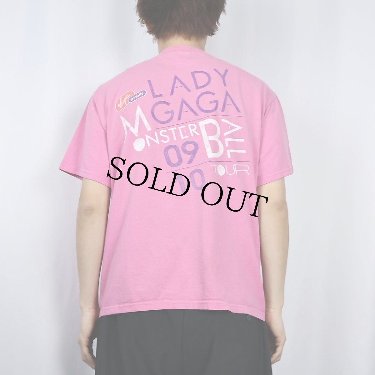 画像4: LADY GAGA "THE MONSTER BALL TOUR" ミュージシャンツアーTシャツ M (4)