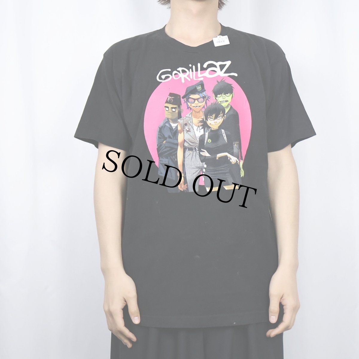 画像2: GORILLAZ ロックバンドTシャツ BLACK L (2)