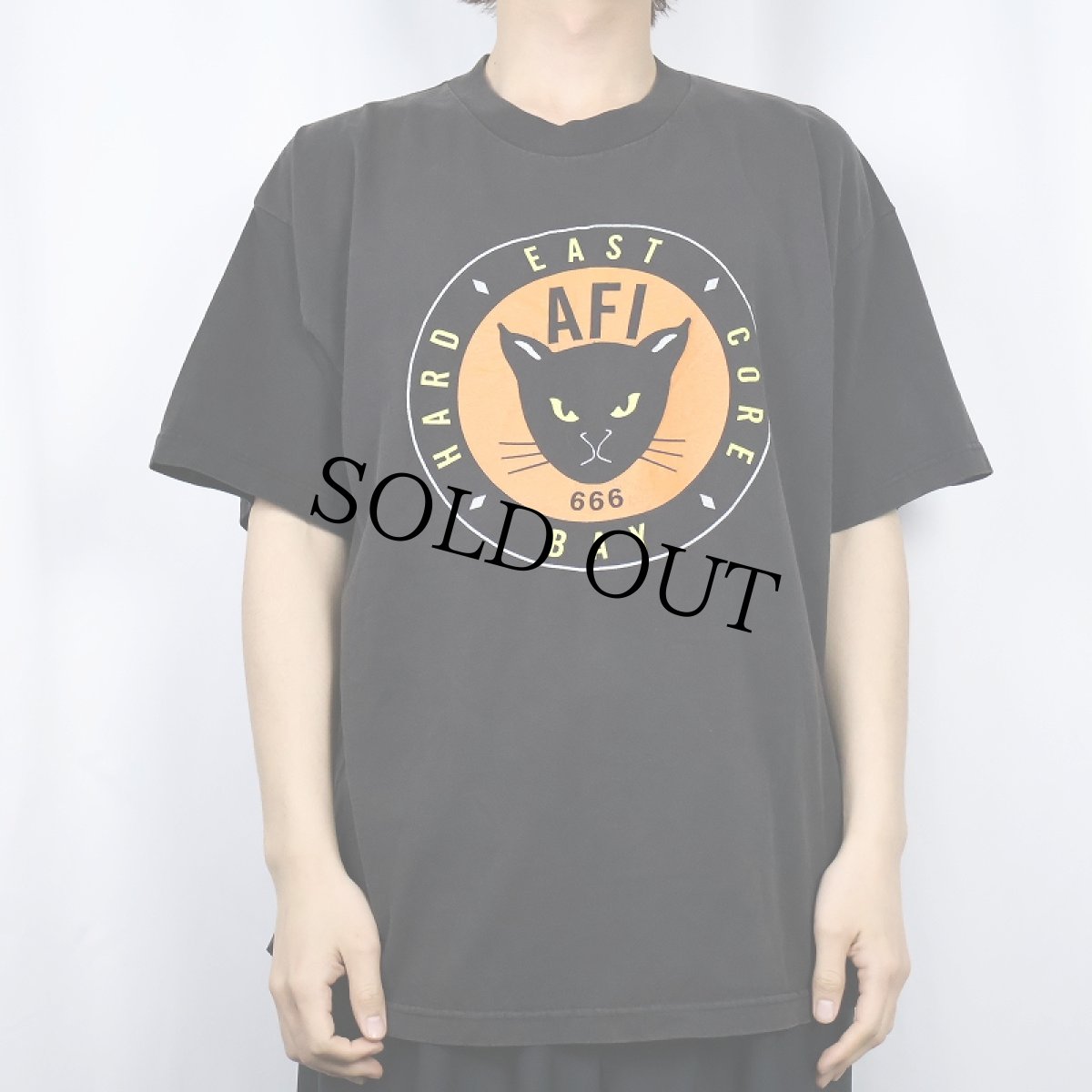 画像2: 90's AFI USA製 ロックバンドTシャツ BLACK XL (2)