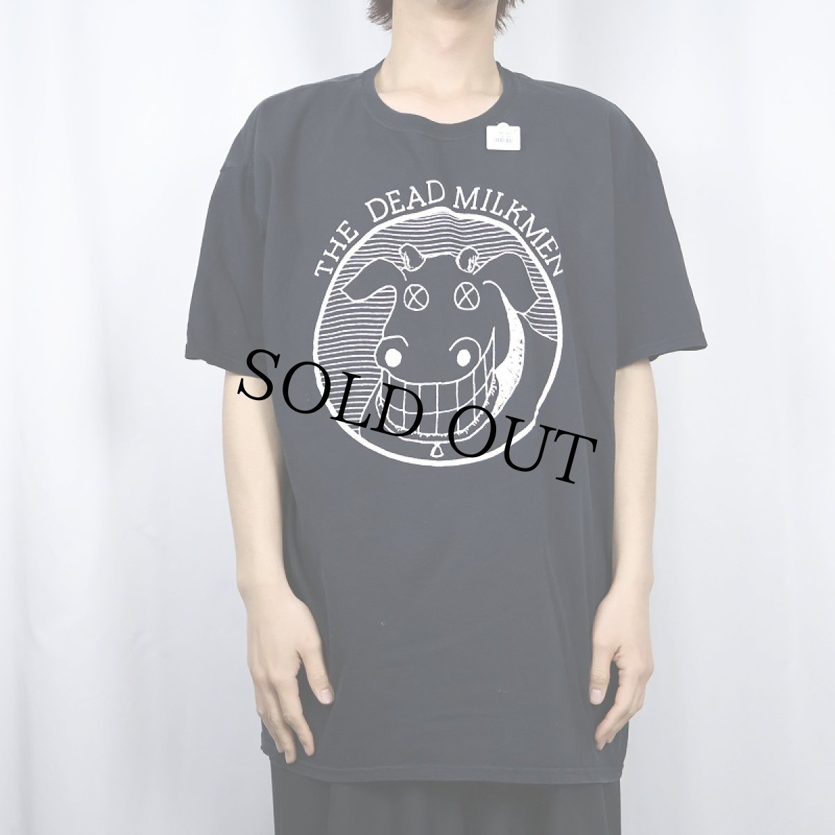 画像2: THE DEAD MILKMEN パンクロックバンドTシャツ BLACK 2XL (2)