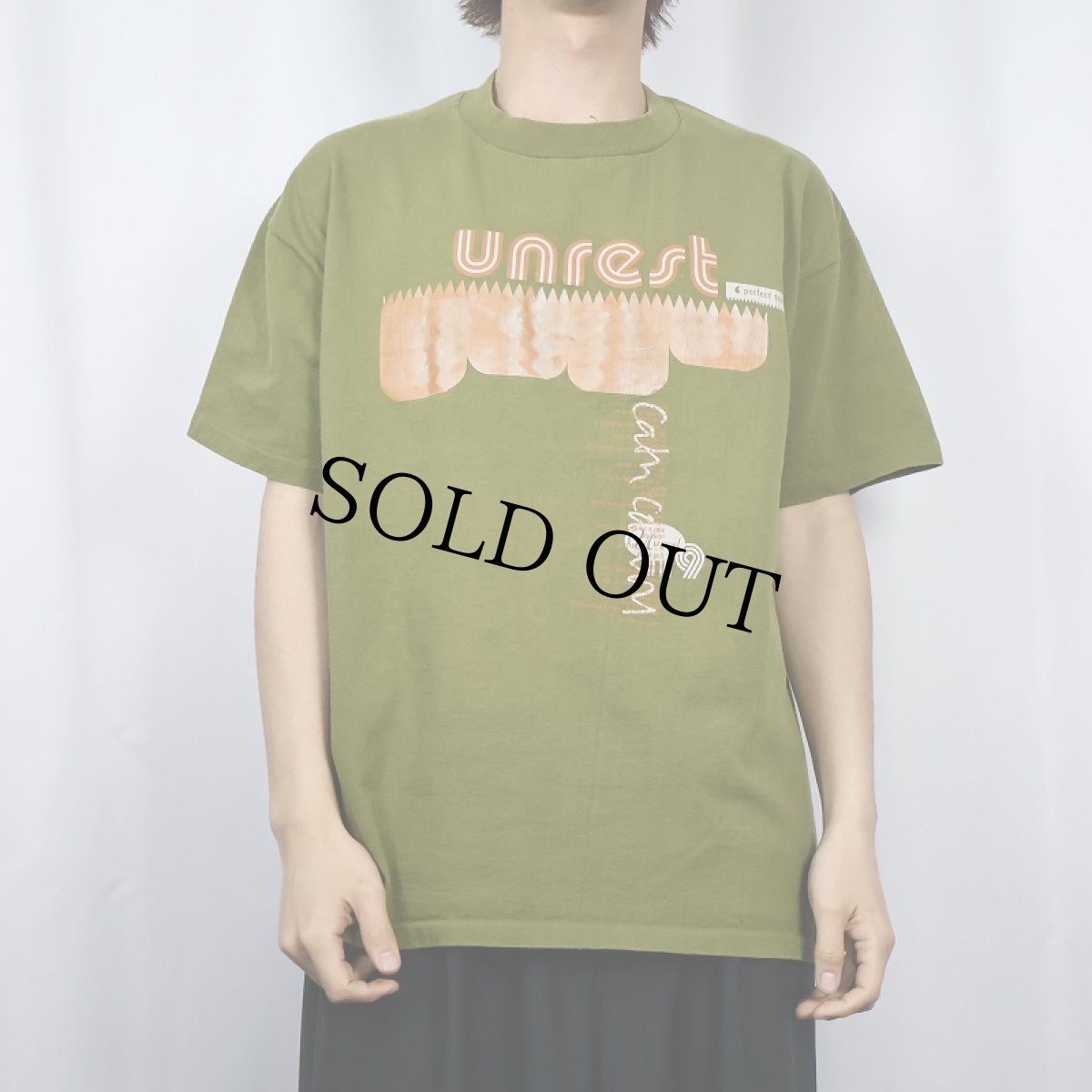 画像2: 90's unrest USA製 インディロックバンドTシャツ XL (2)