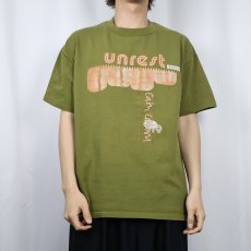 画像2: 90's unrest USA製 インディロックバンドTシャツ XL (2)