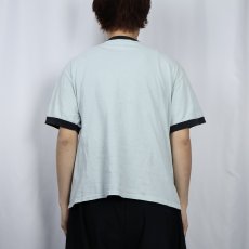 画像3: Billie Eilish ミュージシャンリンガーTシャツ L (3)
