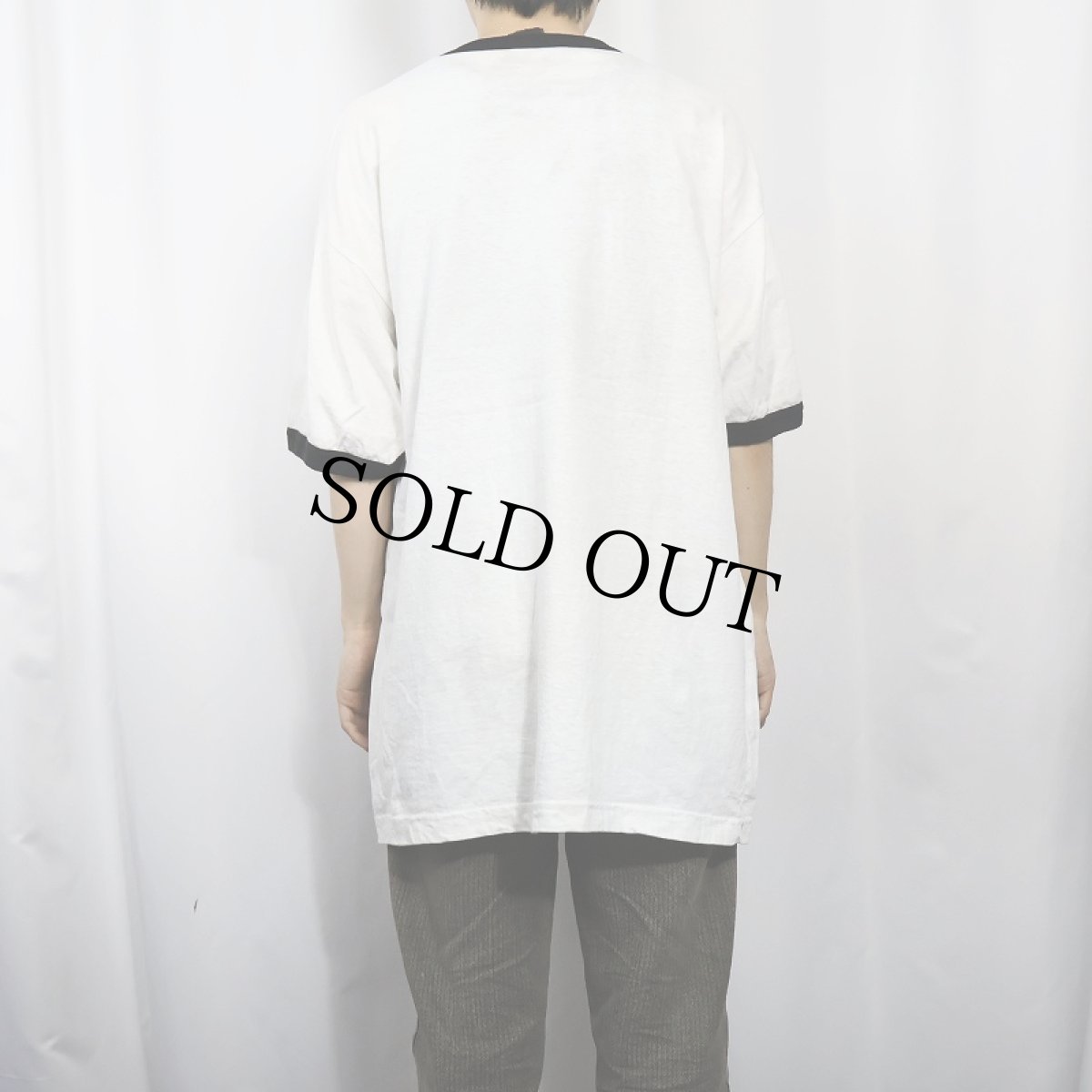 画像3: 2001 MARVEL VENOM キャラクタープリント リンガーTシャツ (3)