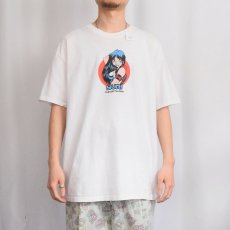 画像2: 2000's The Dirty Pair "YURI" キャラクタープリントTシャツ L (2)