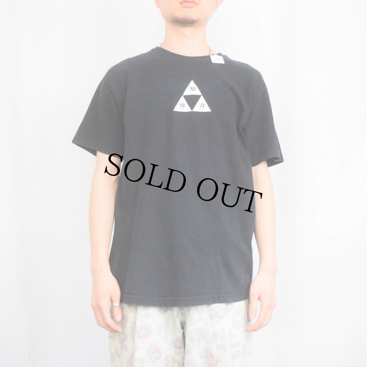 画像2: nintendo "知勇力" プリントTシャツ BLACK M (2)