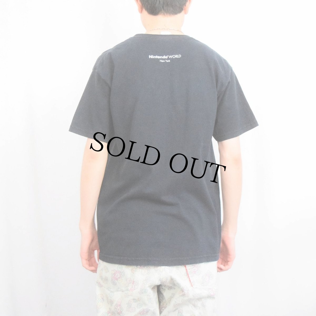 画像3: nintendo "知勇力" プリントTシャツ BLACK M (3)