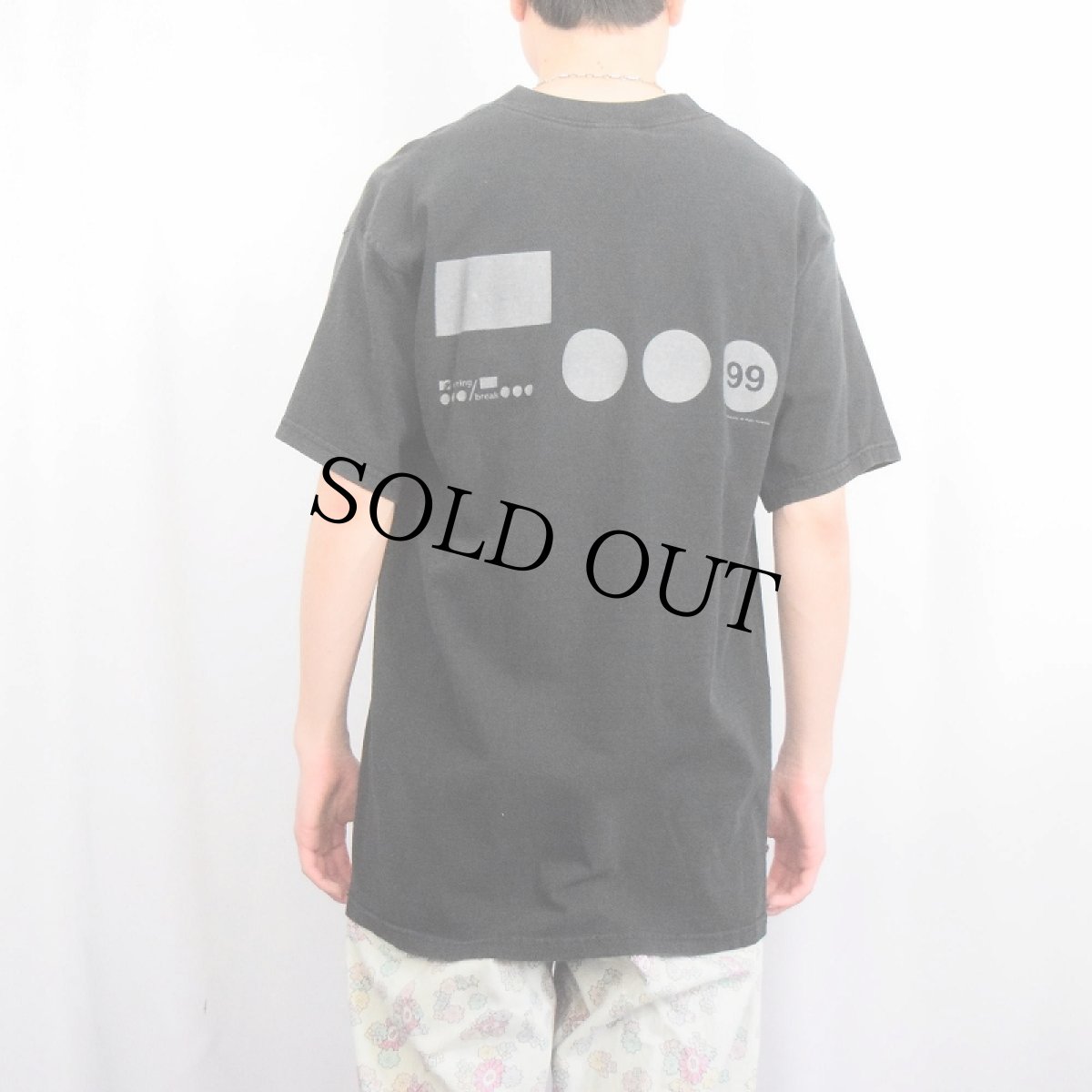 画像3: 90's MTV "springs brake" TV番組 プリントTシャツ BLACK L (3)