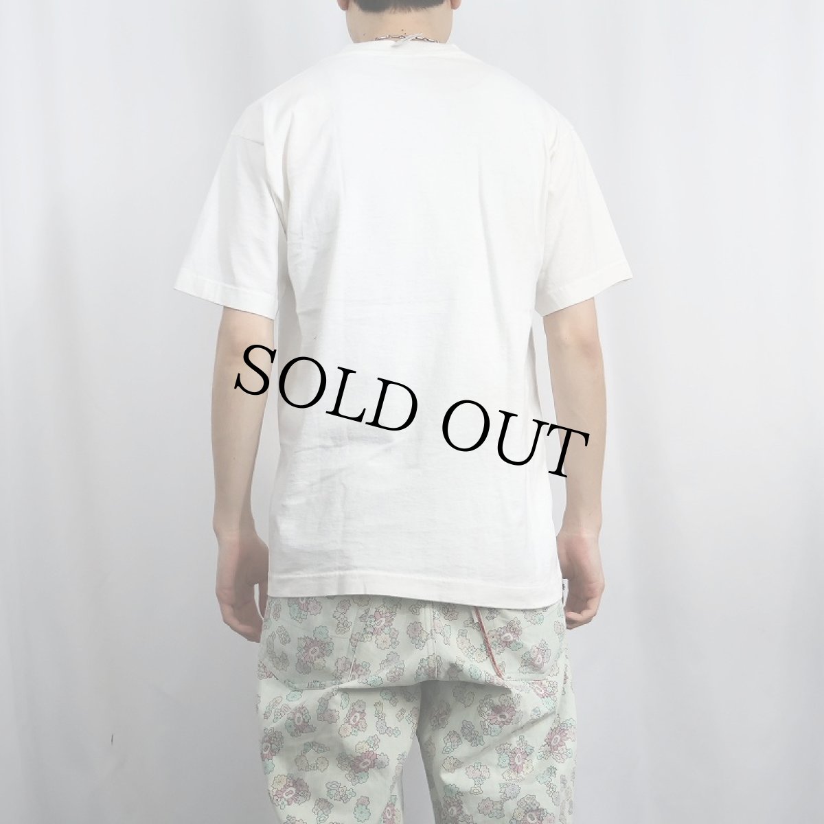 画像3: 90's USA製 魚イラストプリントTシャツ L (3)