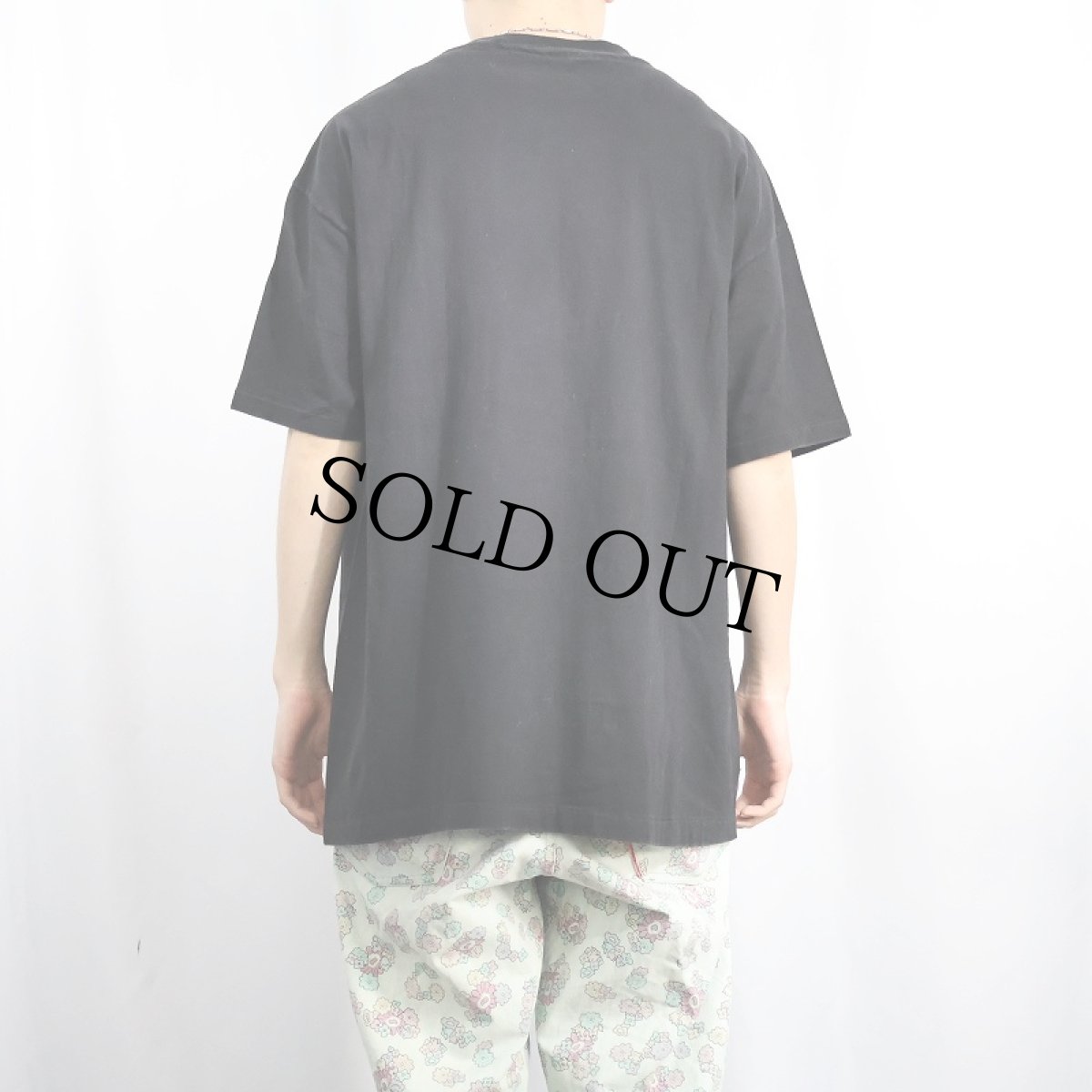 画像3: 90's Jay Leno USA製 コメディアン シグネチャープリントシャツ BLACK XL (3)