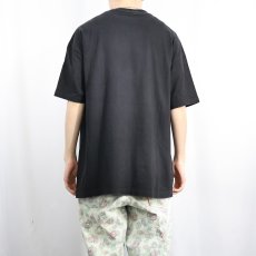 画像3: 90's Jay Leno USA製 コメディアン シグネチャープリントシャツ BLACK XL (3)