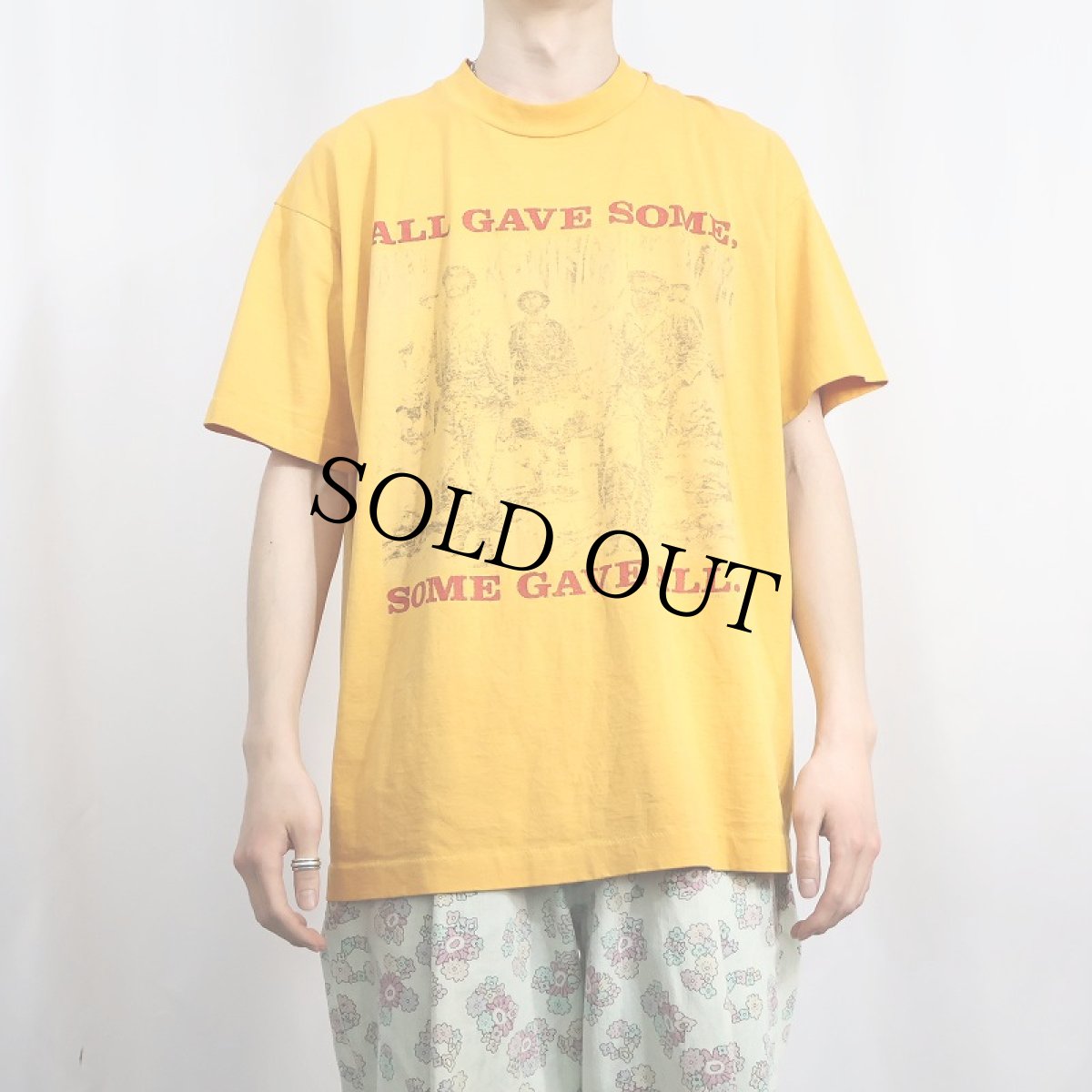 画像2: 90's USA製 "ALL GAVE SOME, SOME GAVE ALL." プリントTシャツ XL (2)
