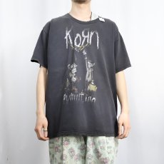 画像2: 2000's Korn メタルバンドTシャツ BLACK L (2)