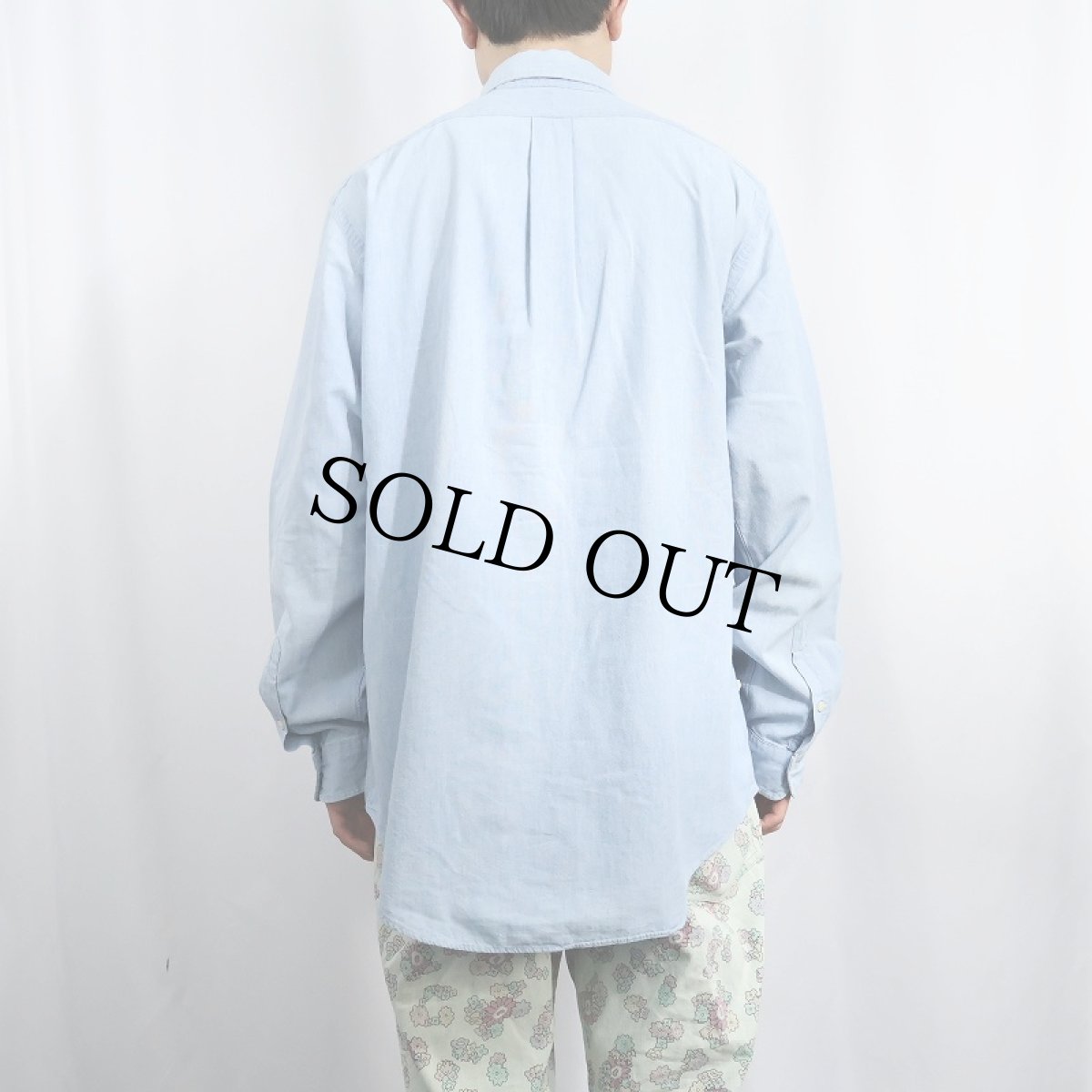 画像3: Ralph Lauren シャンブレーシャツ L (3)