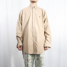画像2: Ralph Lauren "BLAKE" コットンボタンダウンシャツ S (2)