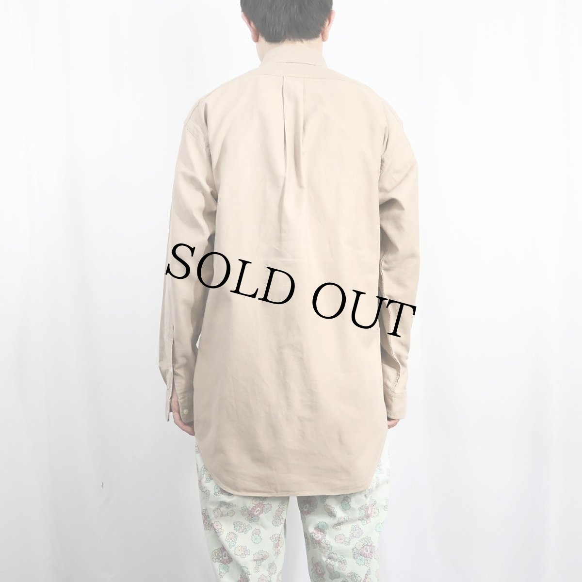 画像3: Ralph Lauren "BLAKE" コットンボタンダウンシャツ S (3)