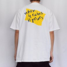 画像4: Morton Salt "when it rains it pours" 塩メーカープリントTシャツ XL (4)
