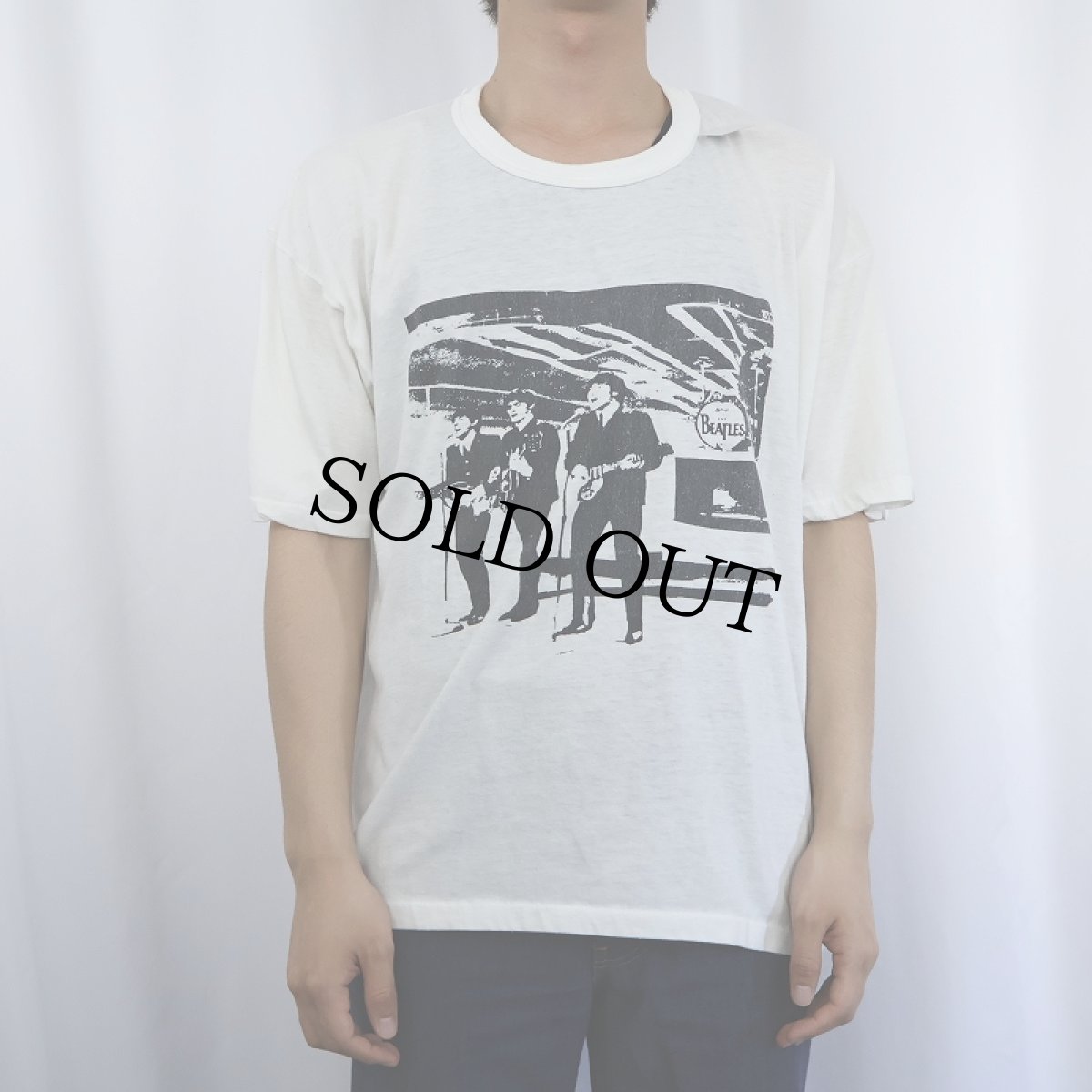 画像2: 80's THE BEATLES ロックバンドTシャツ XL (2)