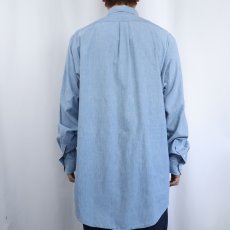 画像3: 90's Ralph Lauren USA製 シャンブレー ボタンダウンシャツ L (3)
