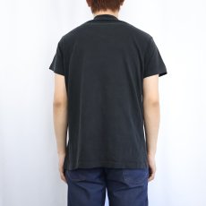 画像3: 80's USA製 人体骨格騙し絵 蓄光プリントTシャツ BLACK XL (3)