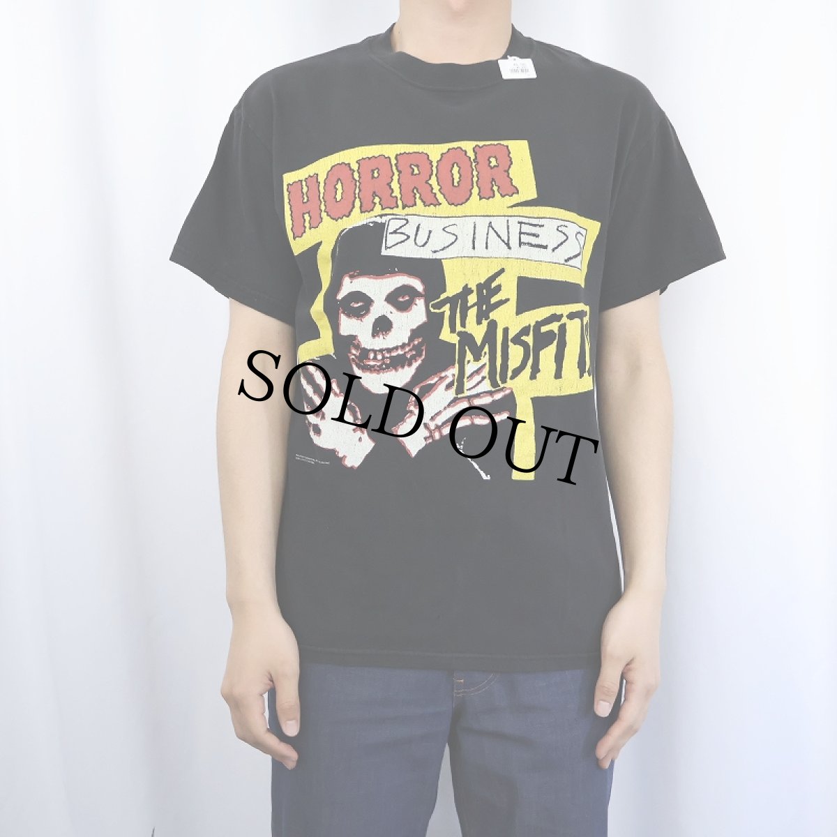 画像3: 2000's THE MISFITS "HORROR BUSINESS" ハードコアパンクバンドTシャツ BLACK (3)