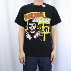 画像3: 2000's THE MISFITS "HORROR BUSINESS" ハードコアパンクバンドTシャツ BLACK (3)