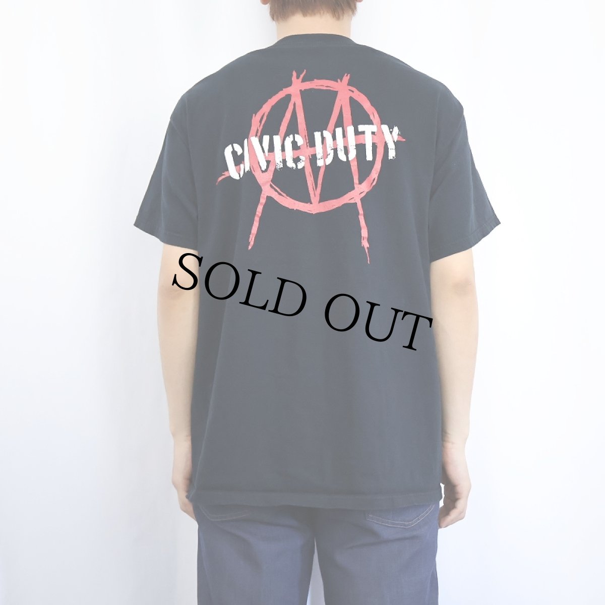 画像4: 90〜2000's MINISTRY "CIVIC DUTY" インダストリアルメタルバンドTシャツ BLACK L (4)