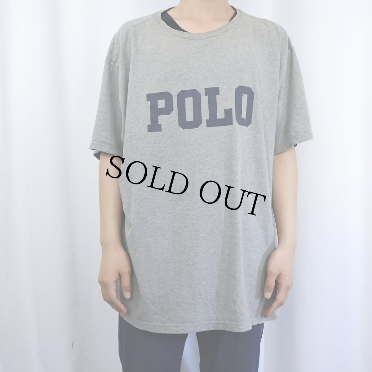 画像2: 90's POLO Ralph Lauren USA製 ロゴプリントTシャツ XL (2)