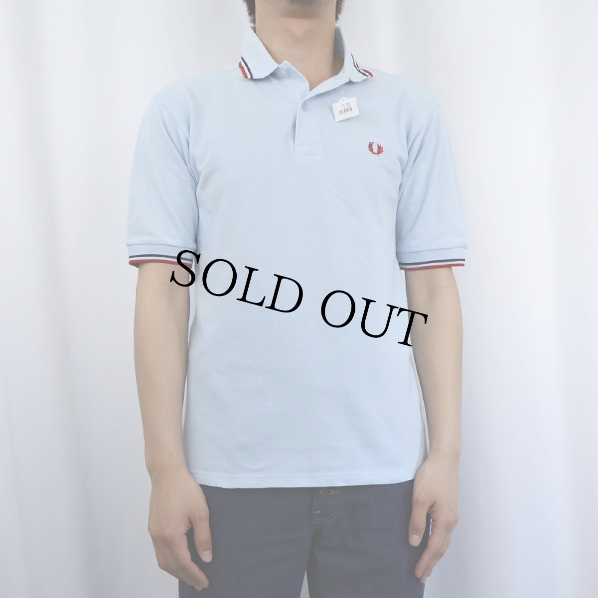 画像2: 90's FRED PERRY ENGLAND製 ロゴ刺繍 ポロシャツ XS (2)