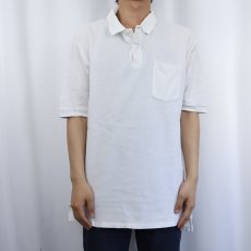 画像2: 90's FRED PERRY ENGLAND製 ロゴ刺繍 ポロシャツ M (2)