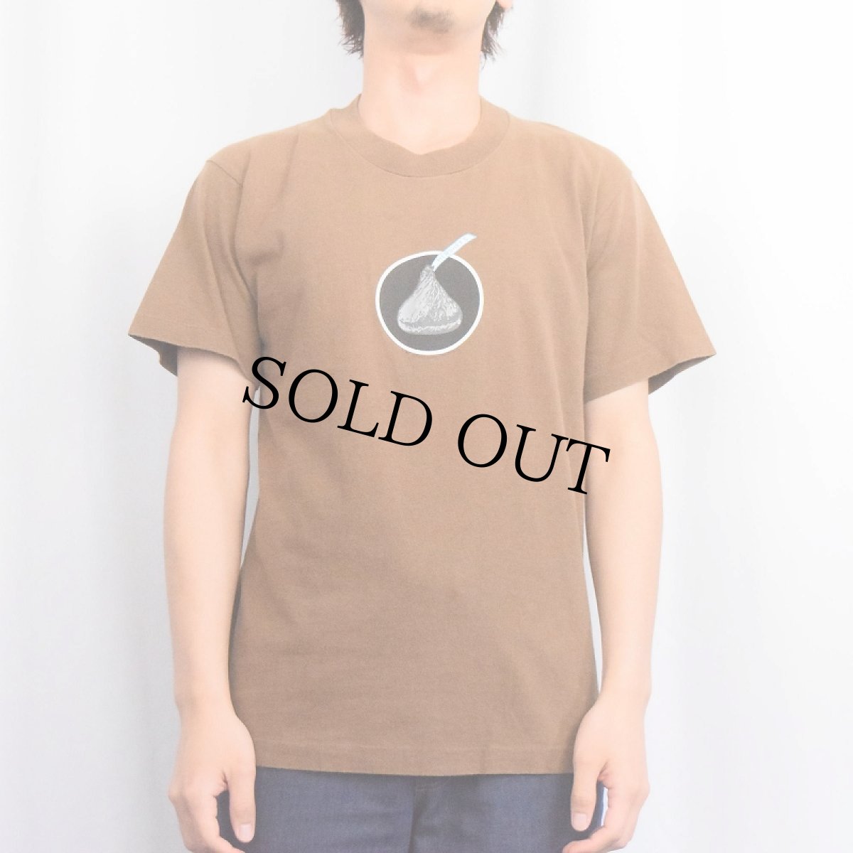 画像2: 90's HERSHEY'S USA製 お菓子企業プリントTシャツ M (2)